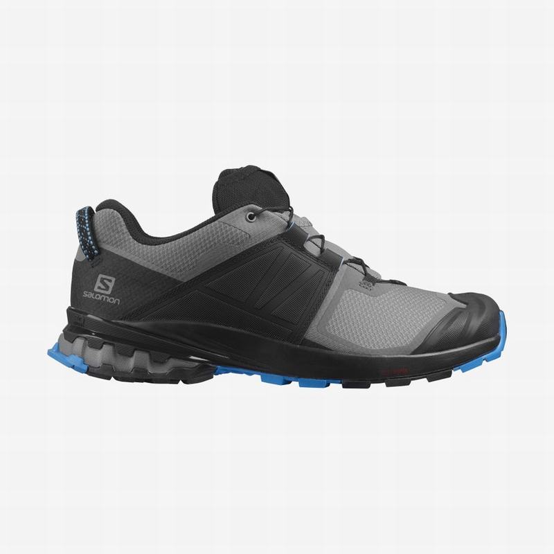 Zapatillas Trail Running Salomon Hombre Negras / Azules - Salomon Argentina XA WILD ,763954-VSY